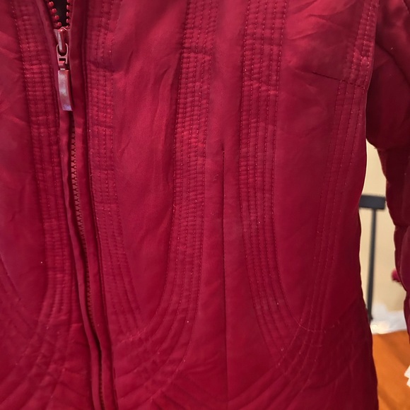 Small Tribal Cranberry Red Jacket - Picture 2 of 5